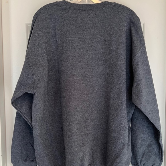 Santa Mickey Grey Sweatshirt, Size Large - Picture 2 of 4